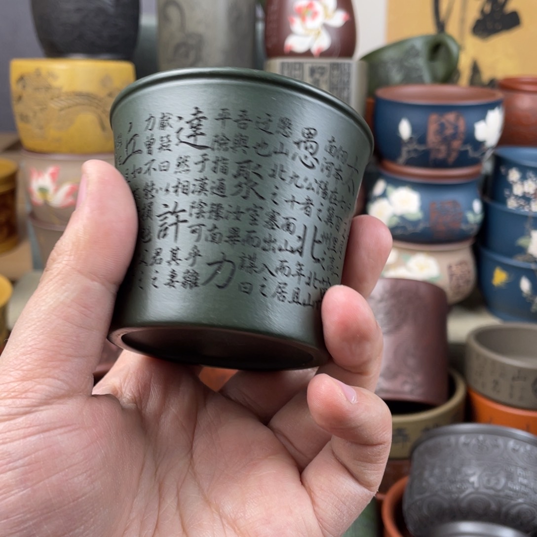 紫砂茶杯紫砂茶杯