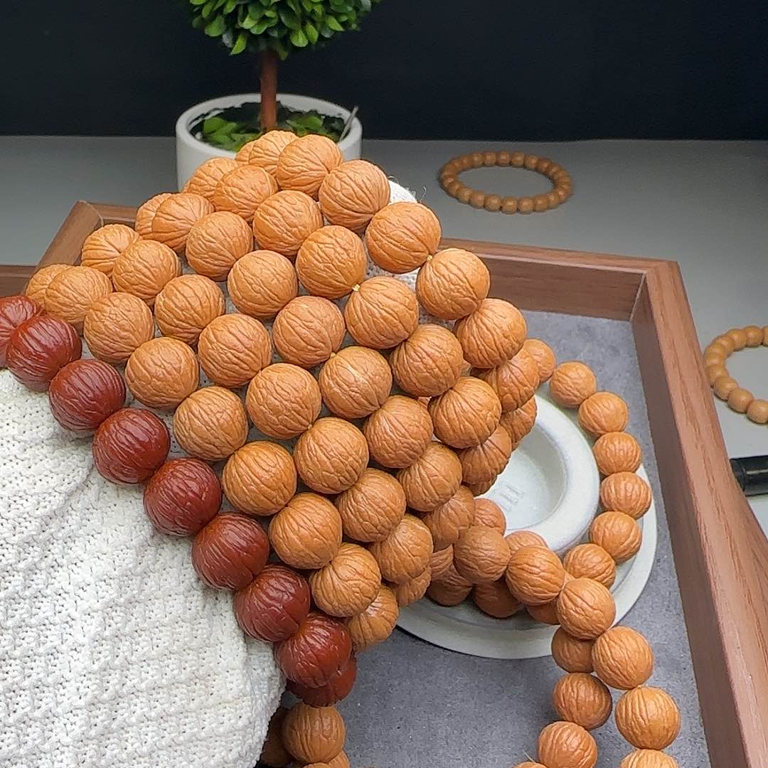 猴头核桃手串毕业风雨