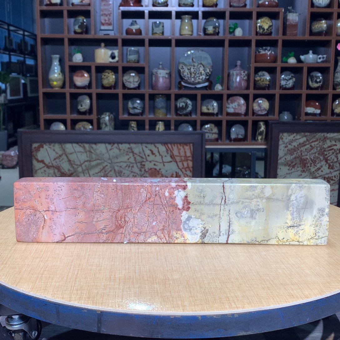 紫砂广西国画石摆件，收藏观赏