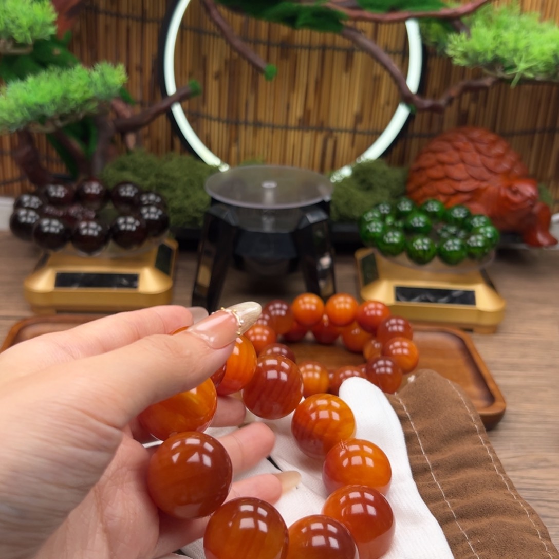 松木（琥珀木）手串/手链2.5帝王血龙木