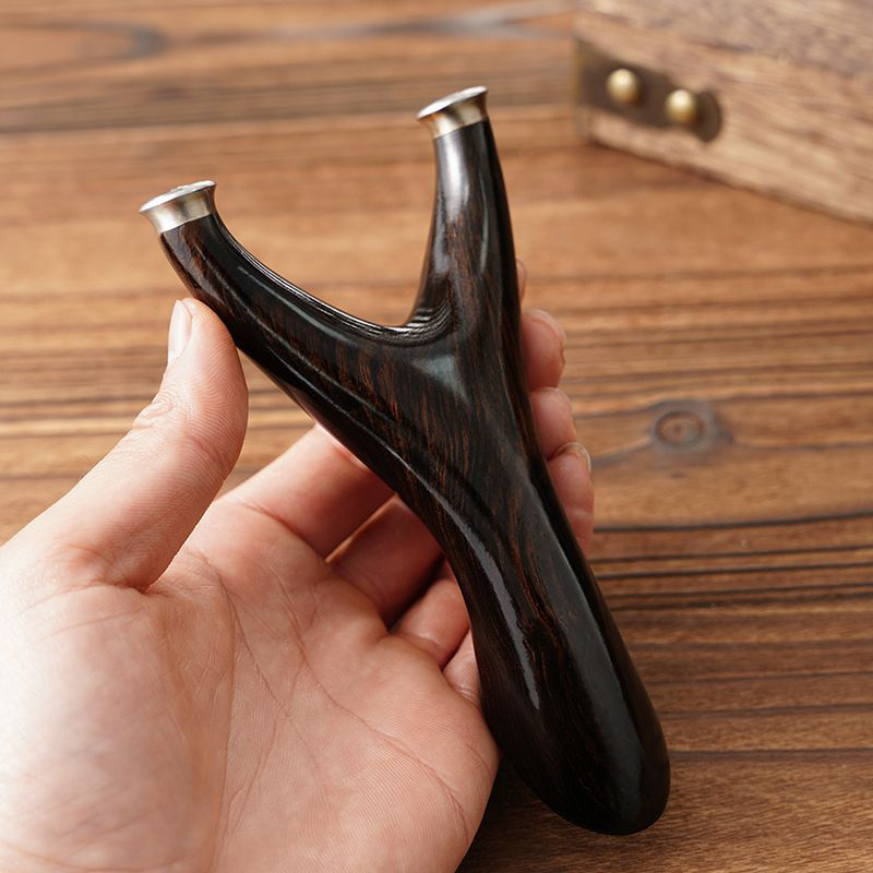 乌木紫光檀刀锋快压弹弓75-15