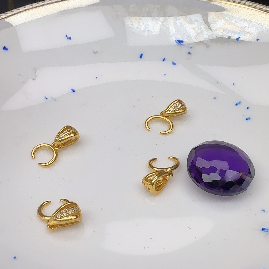 颈饰紫晶银S925镶嵌紫水晶925镶嵌129