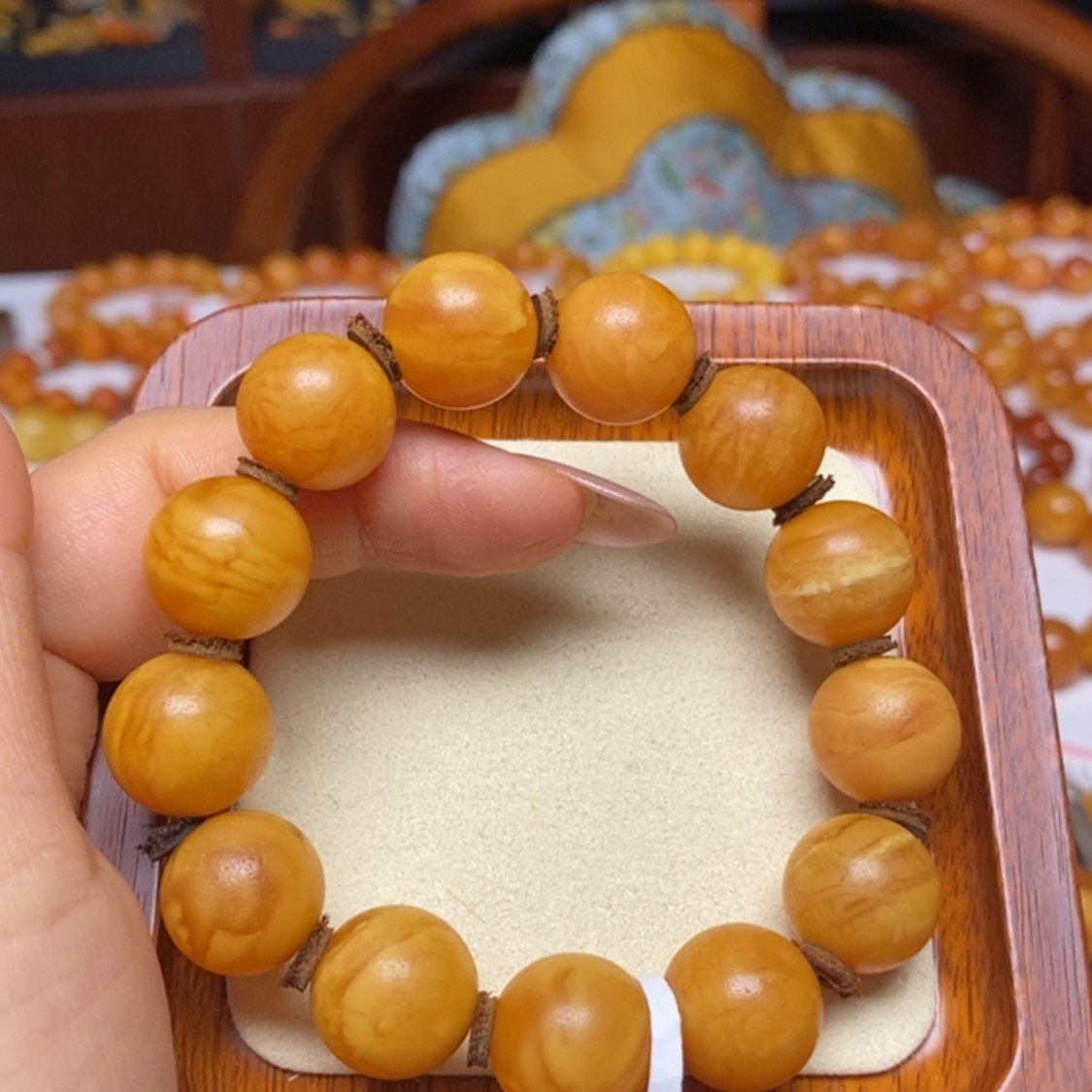 【闪购商品】蜜蜡手链未镶嵌手串