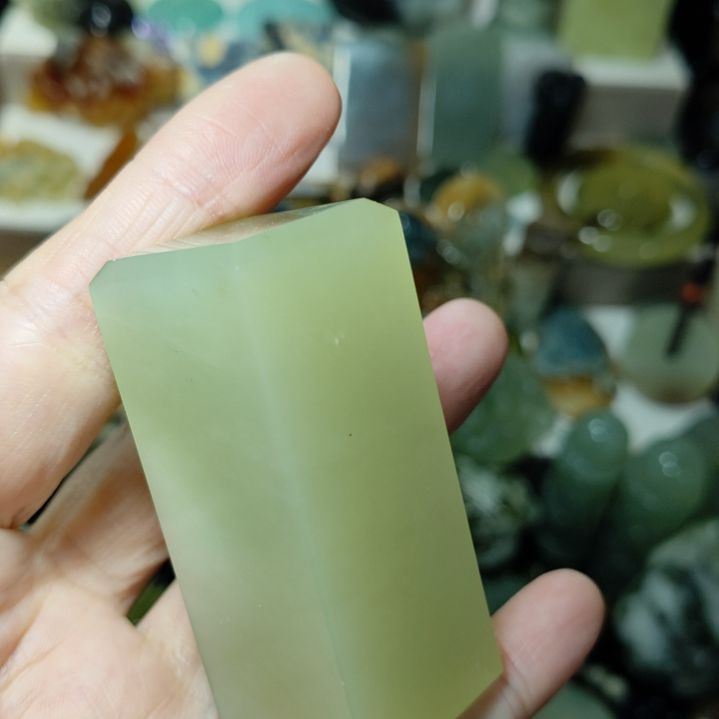 岫玉未镶嵌印章款式