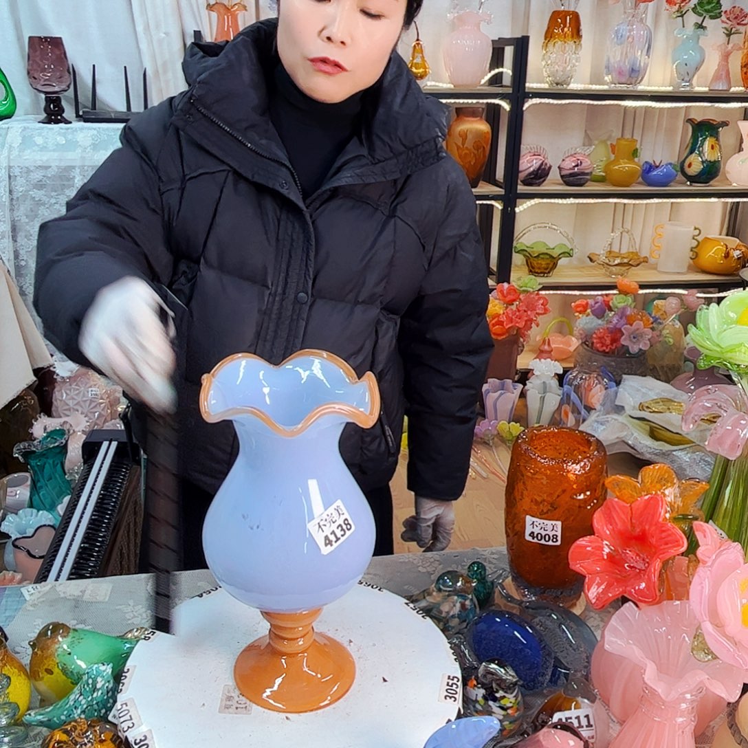 风灯家悦美居琉璃摆件