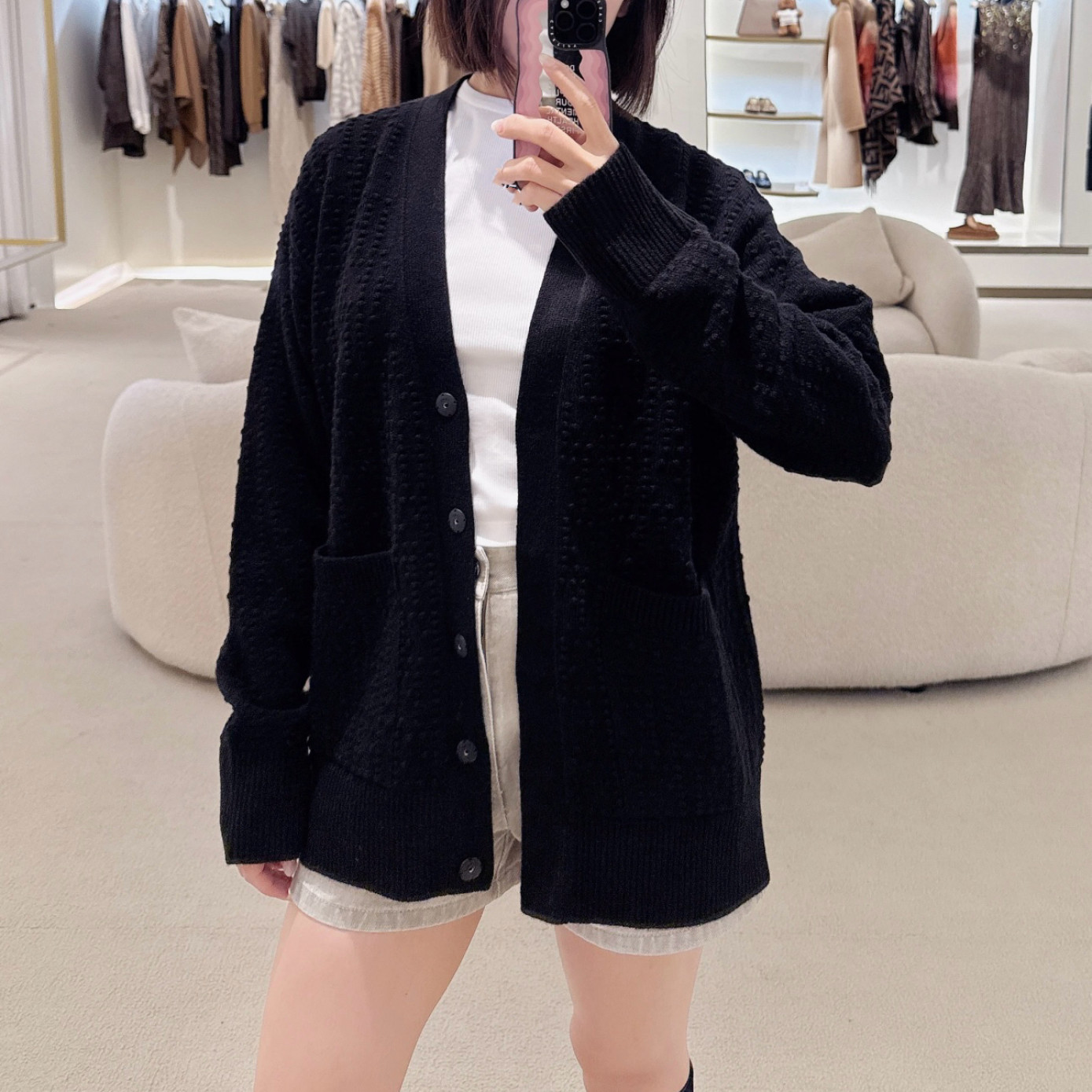 【长芯】25高级轻奢老钱风针织开衫外套YZ25W11060