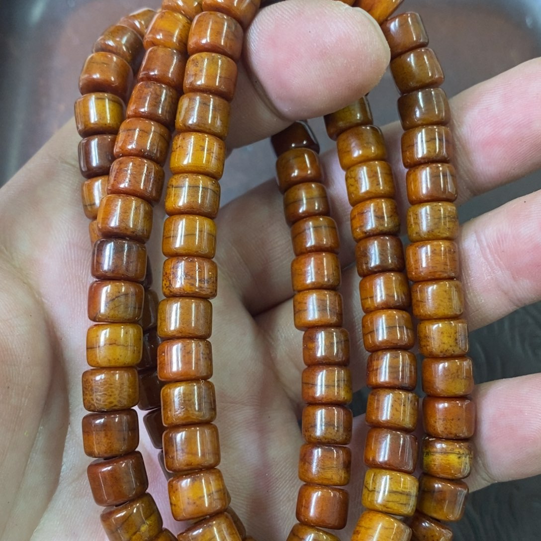 手串/手链驼骨配饰108尺寸0.8