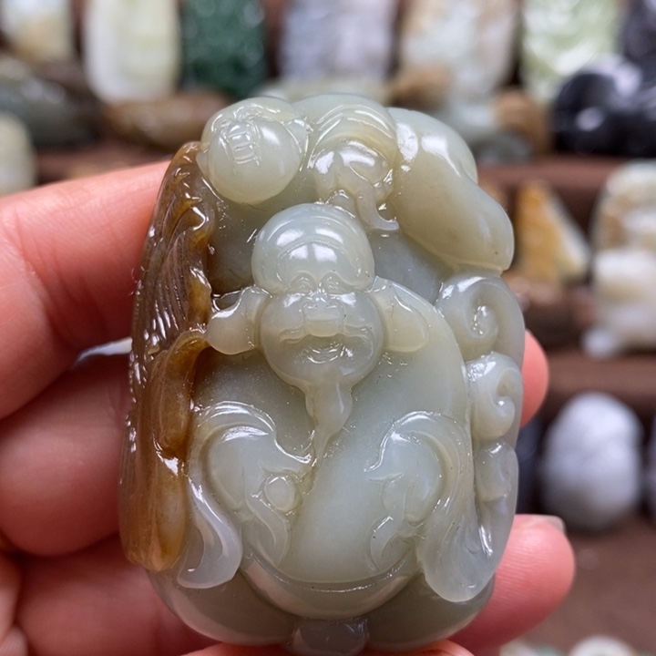 和田玉颈饰未镶嵌