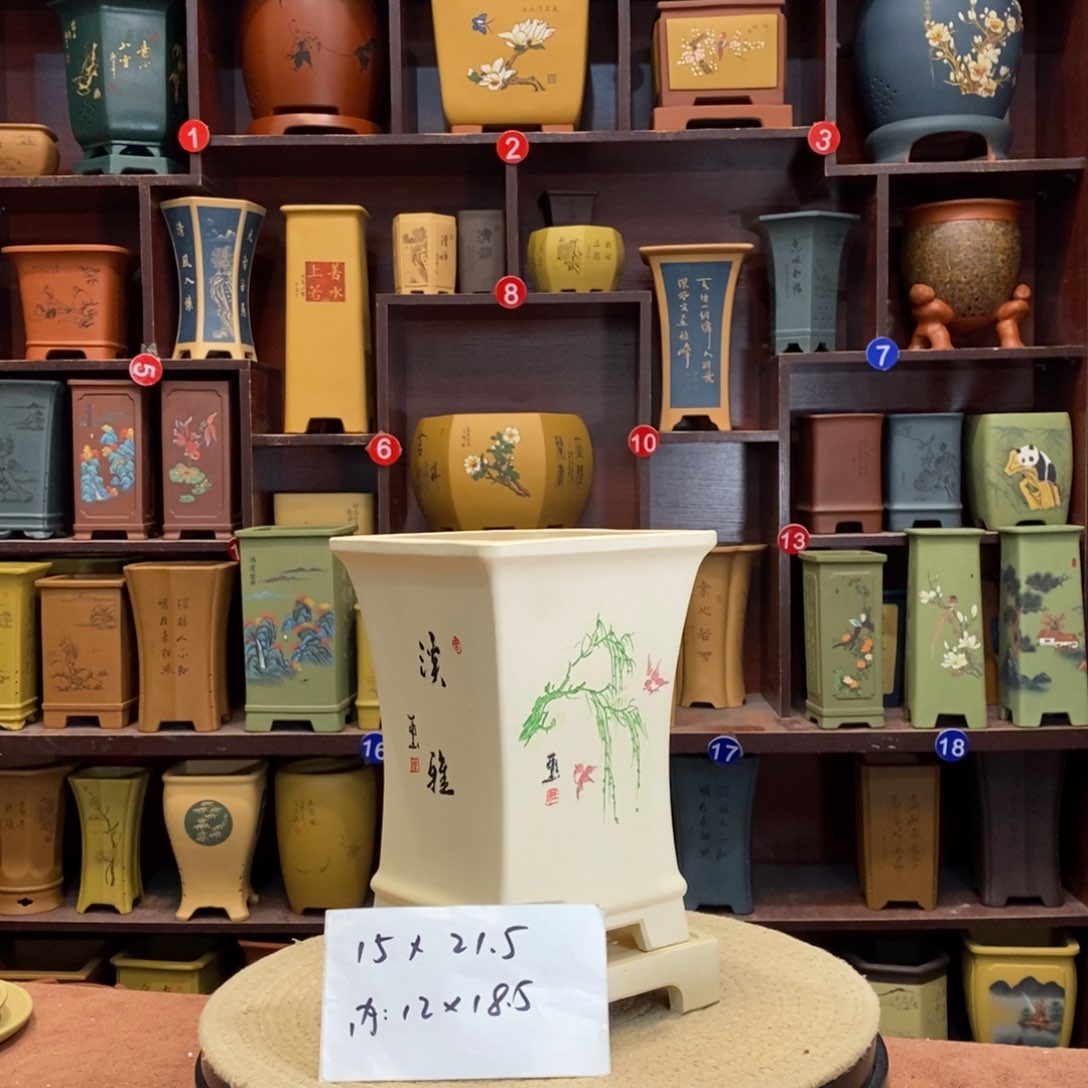 紫砂花盆紫砂艺术