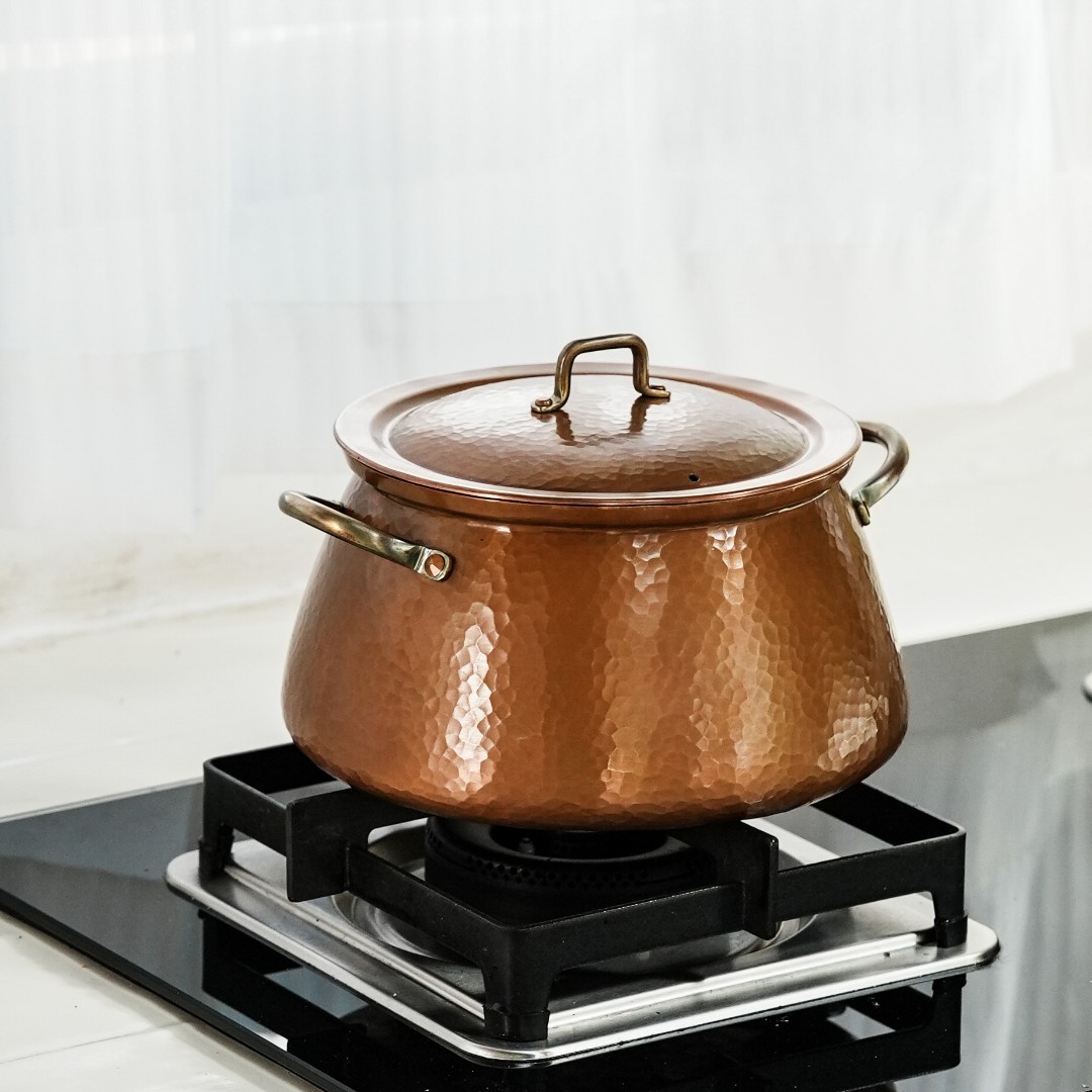 铜汤锅铜煮锅手工铜锅梯形锅