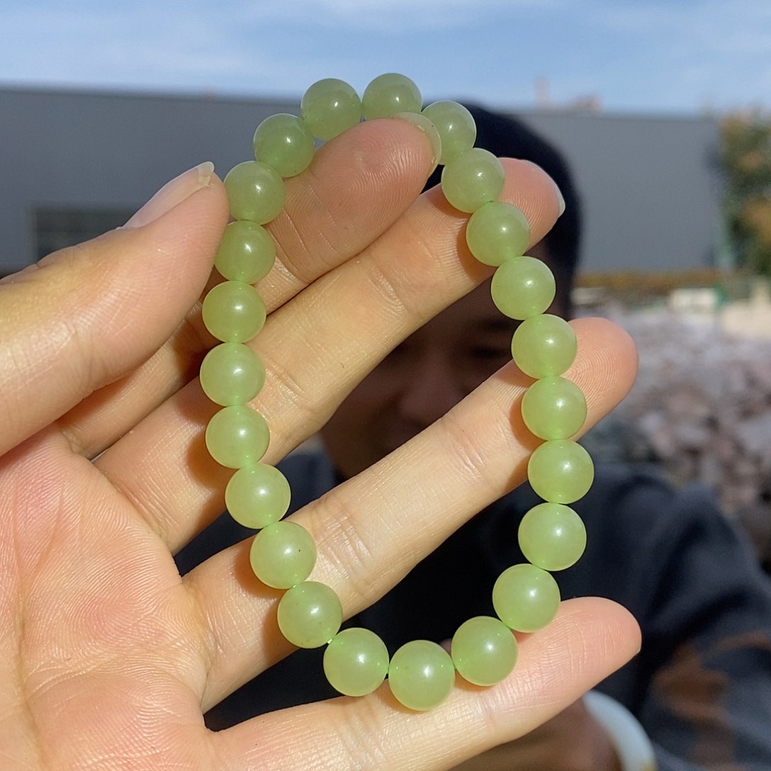 未镶嵌手链和田玉晴水卡8