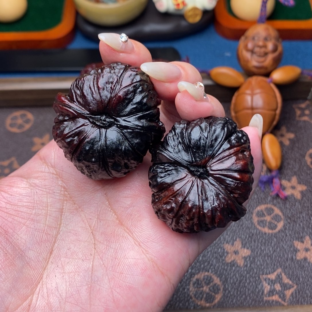 文玩核桃吊坠南瓜墩