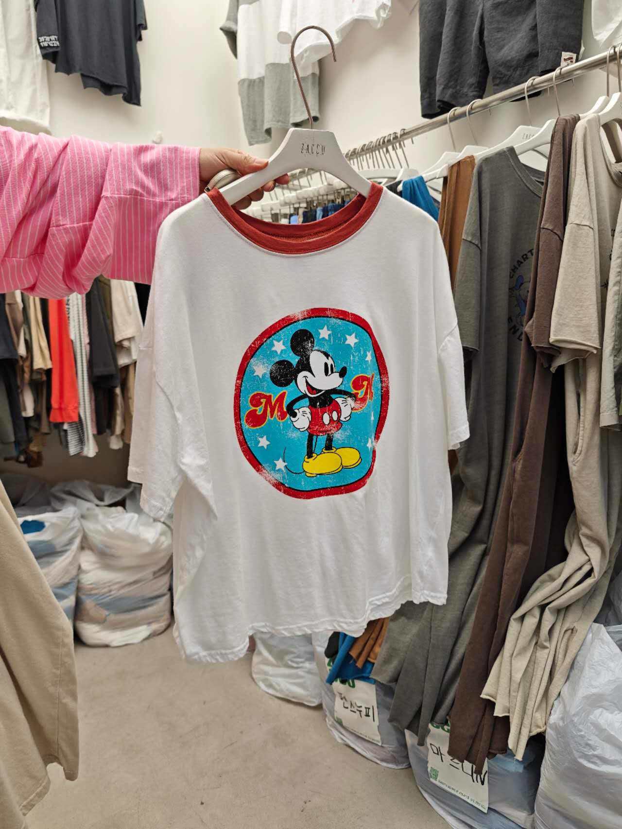 韩国老鼠T恤【no退no换】胸围126衣长63