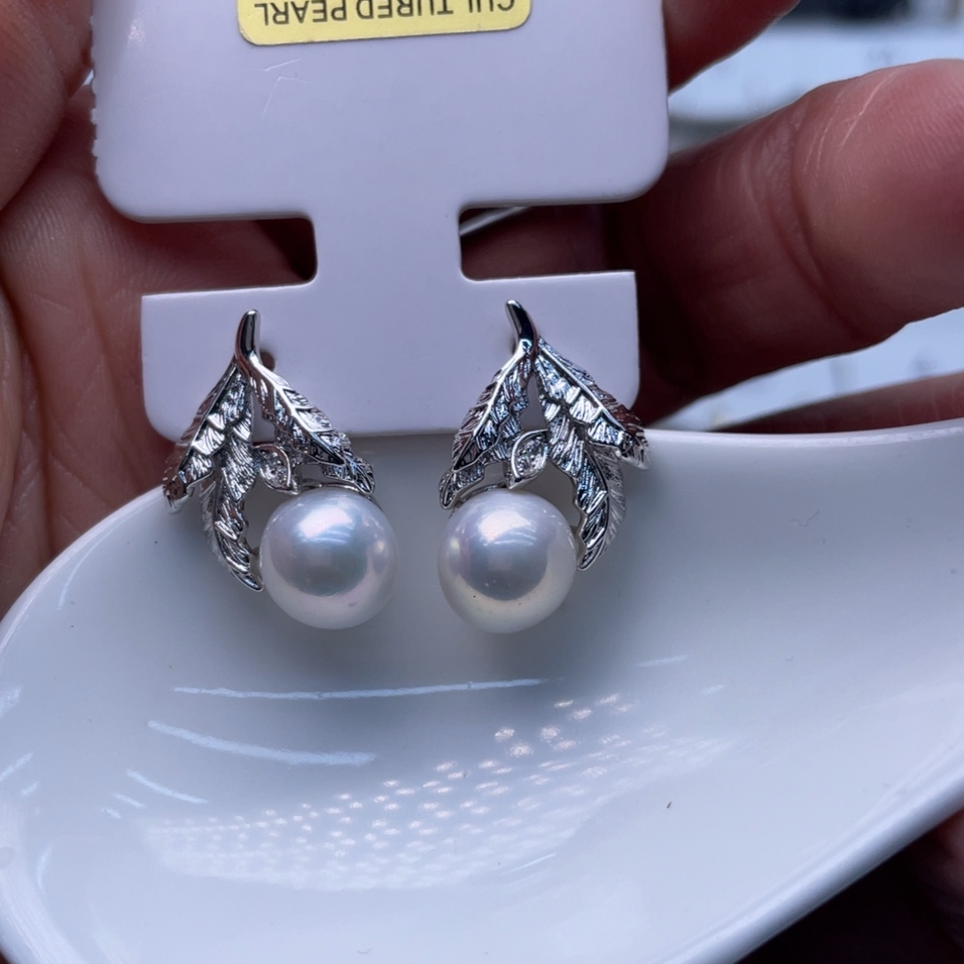 淡水珍珠未镶嵌耳饰