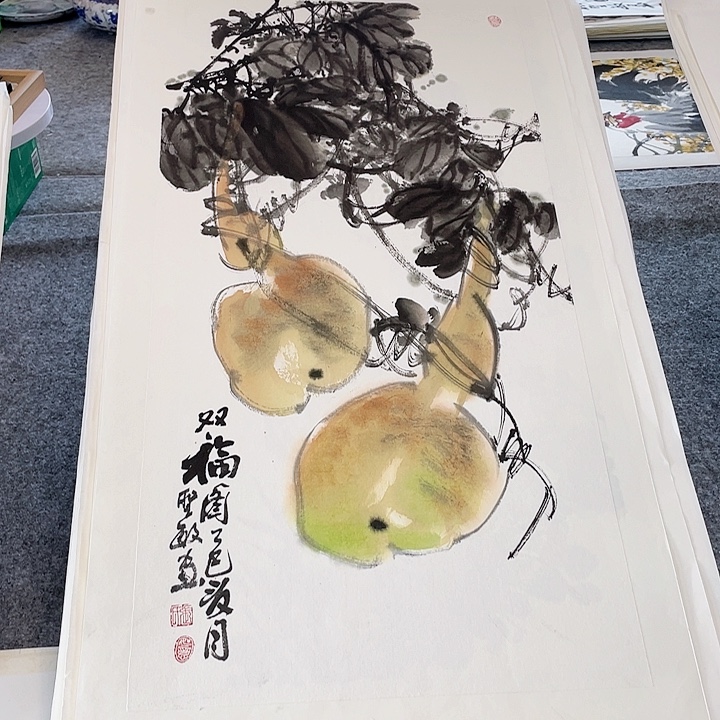 国画张圣敏先生纯手绘作品