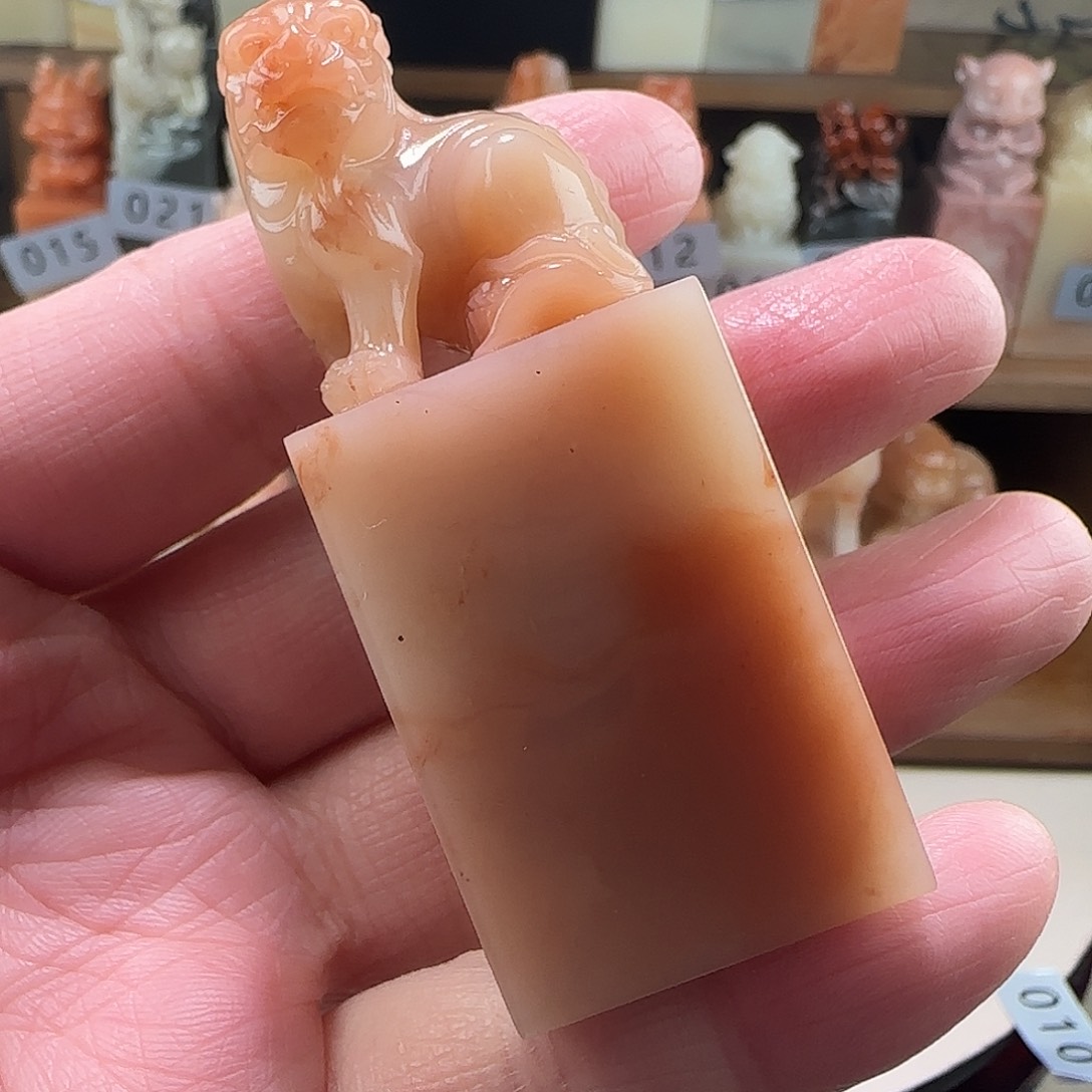 印石寿山石035老挝保利石印章