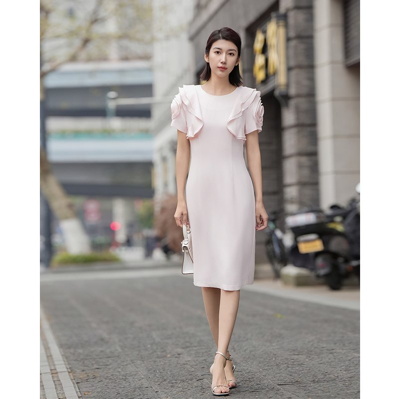 刘老师专属黎姿时尚连衣裙LPOL7107A-10