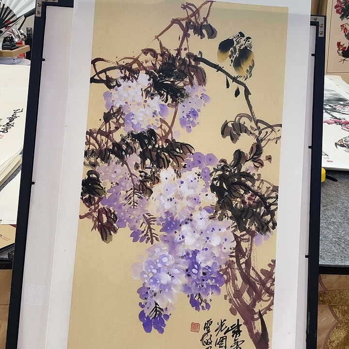 国画张圣敏先生纯手绘作品