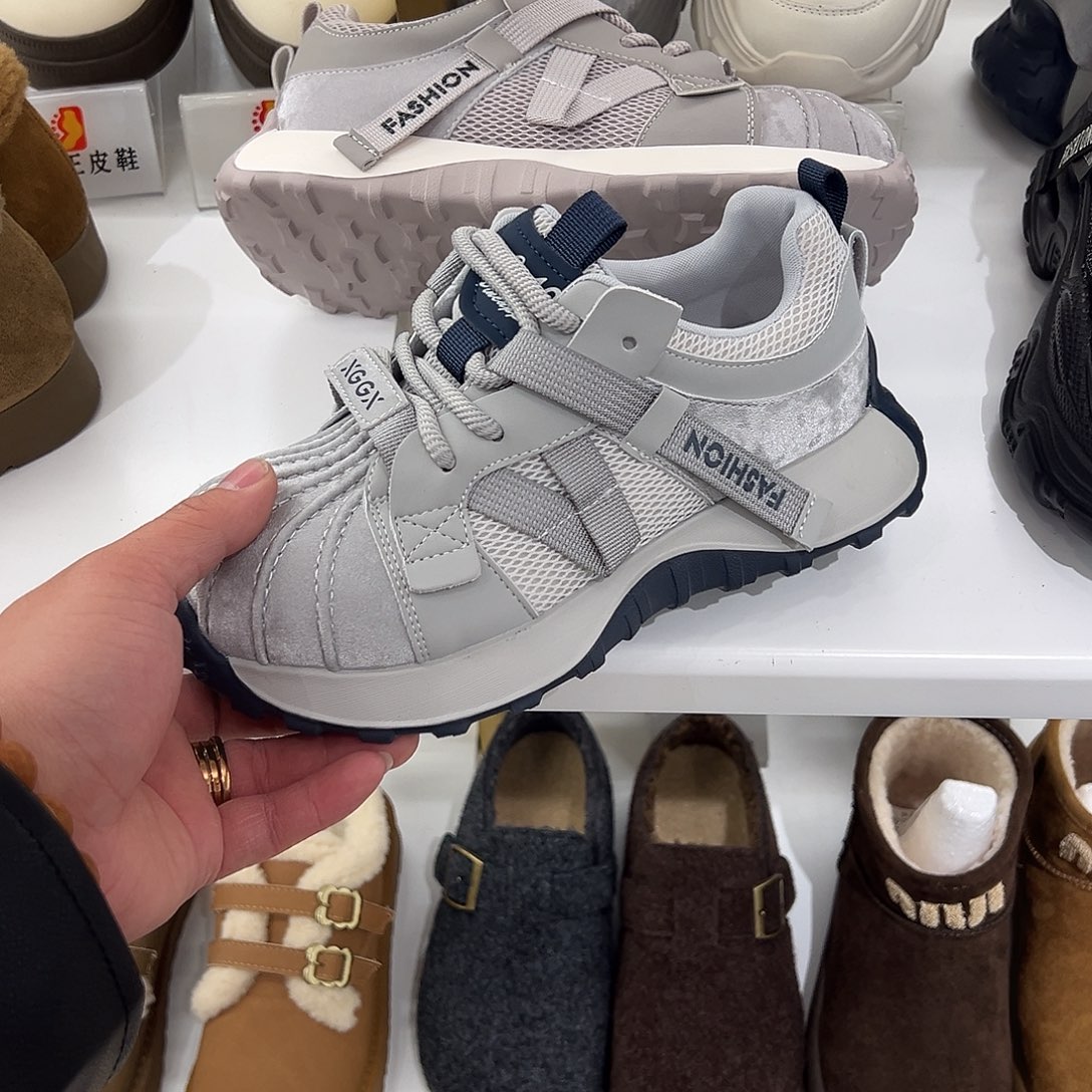 搞***姐运动鞋33050灰蓝37