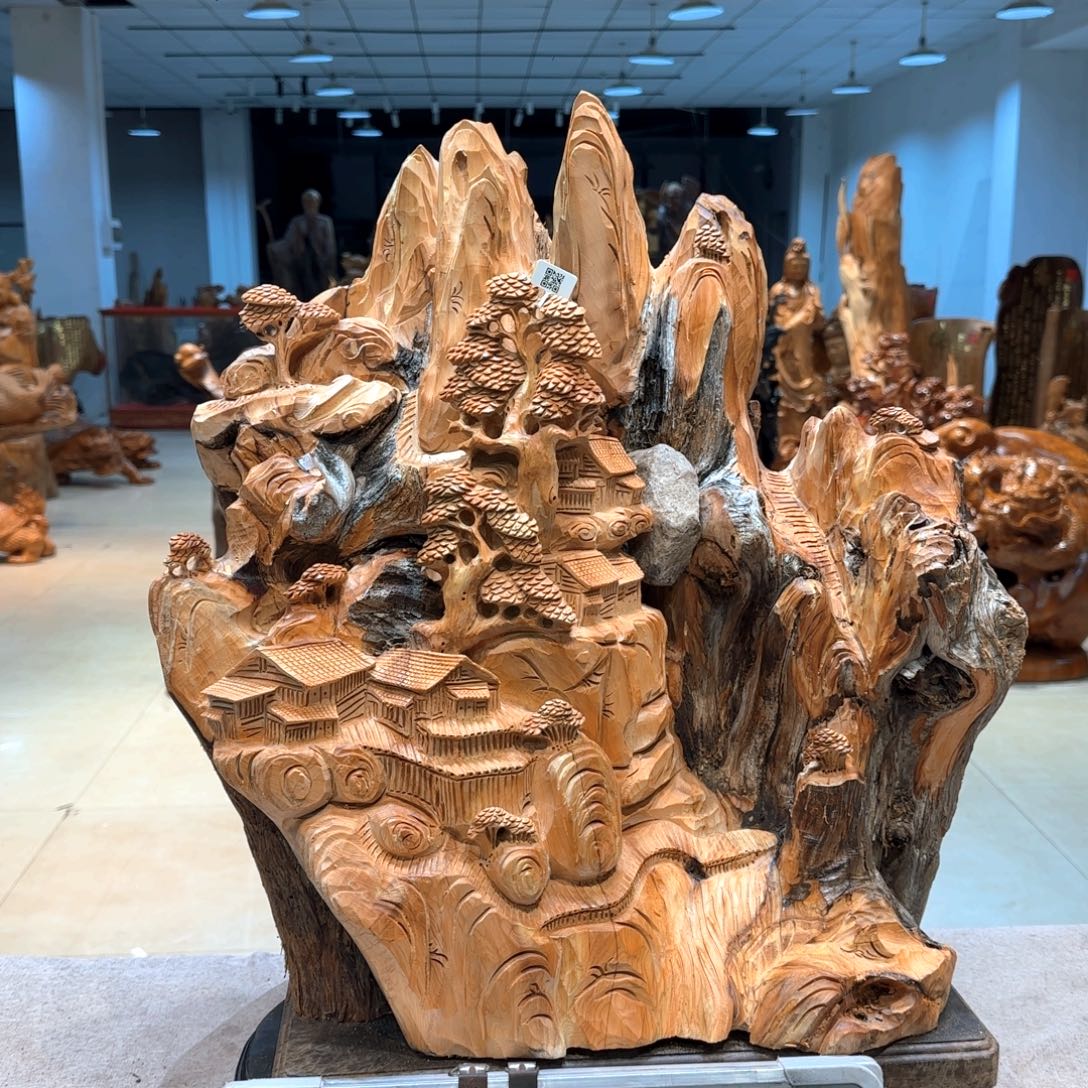 洪***景木工艺品摆件包邮