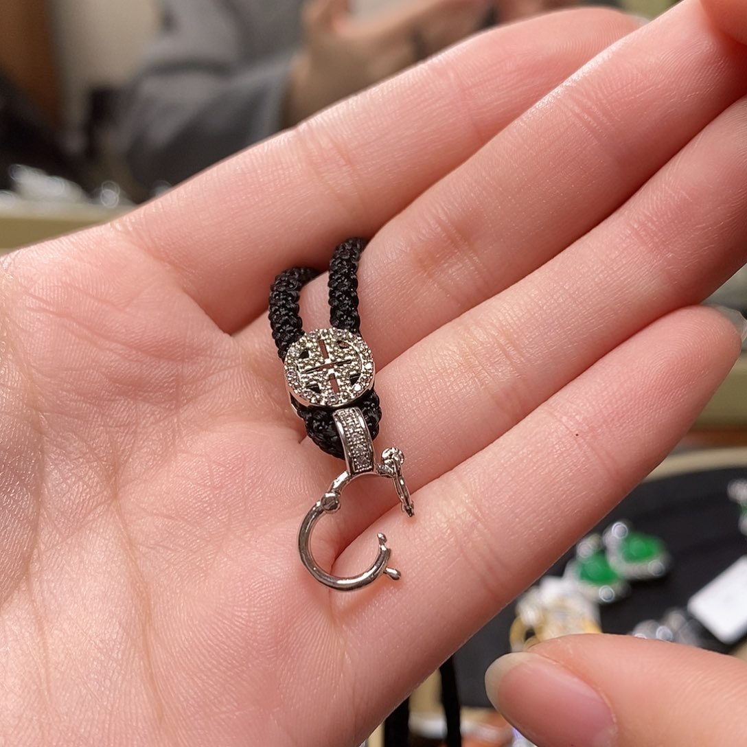 石英质玉颈饰银S925镶嵌冬*琳@@