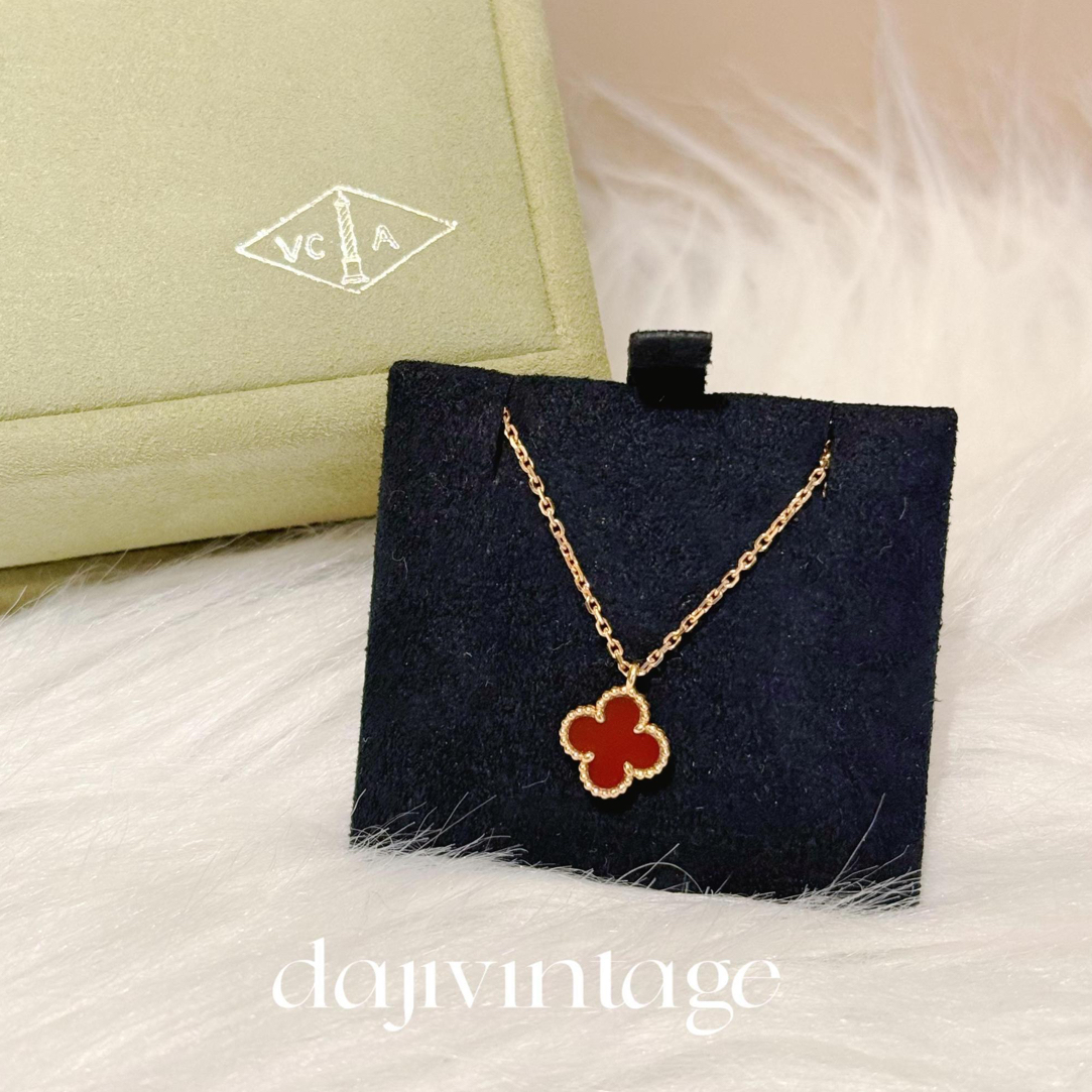 99新 梵克雅宝 大吉中古/梵克雅宝红色四叶草