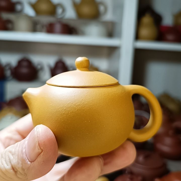 茶壶紫砂原矿黄金段泥小西施120cc半手工