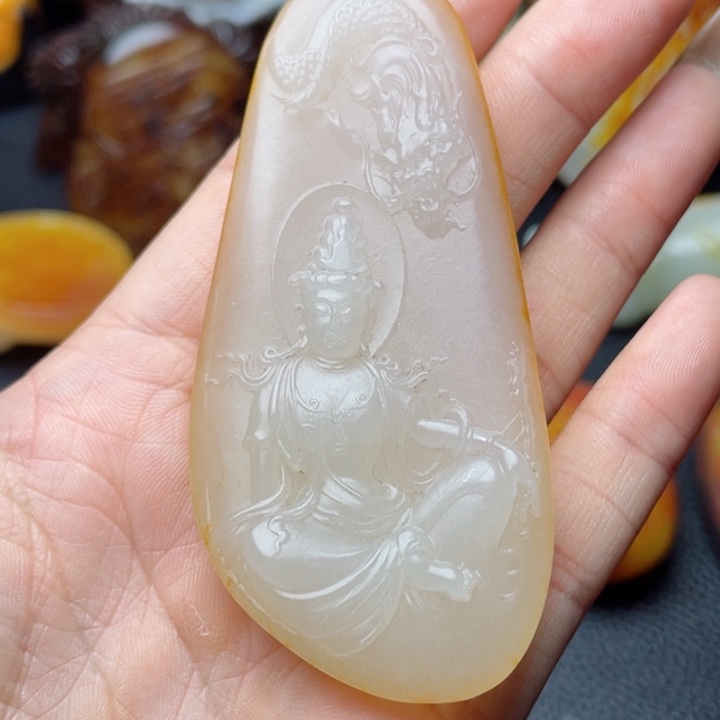 和田玉颈饰未镶嵌