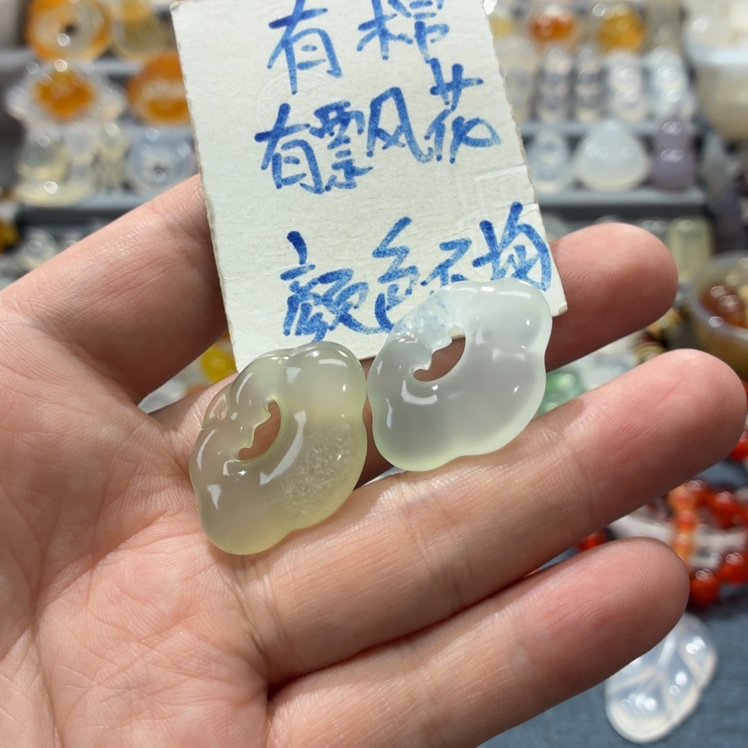 玛瑙/玉髓未镶嵌吊坠(不含链)