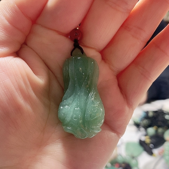 密玉（石英质玉）未镶嵌颈饰