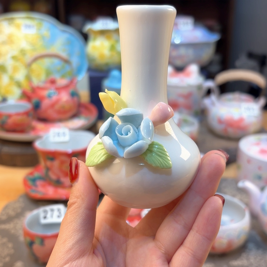 景德镇手绘高温釉下彩陶瓷茶具
