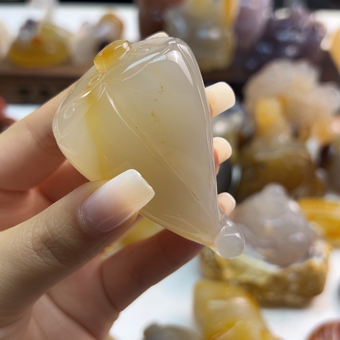 玛瑙/玉髓未镶嵌颈饰