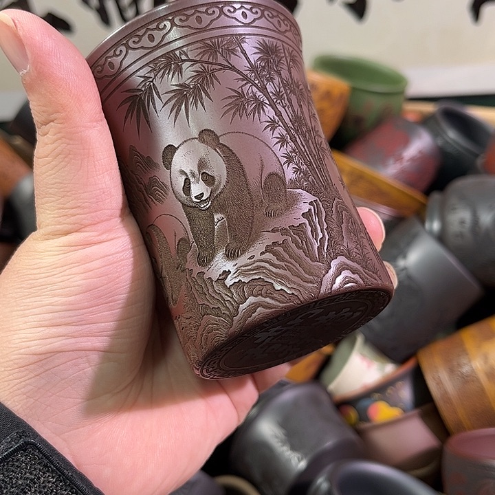 茶杯紫砂全手工紫砂主人杯