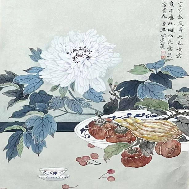 中国画没骨系列画法——花语禅心（留意短信解锁课程）