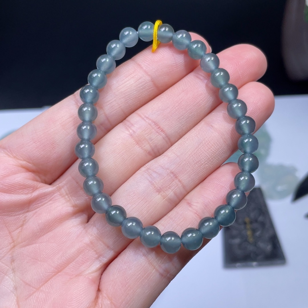 翡翠手链未镶嵌手串