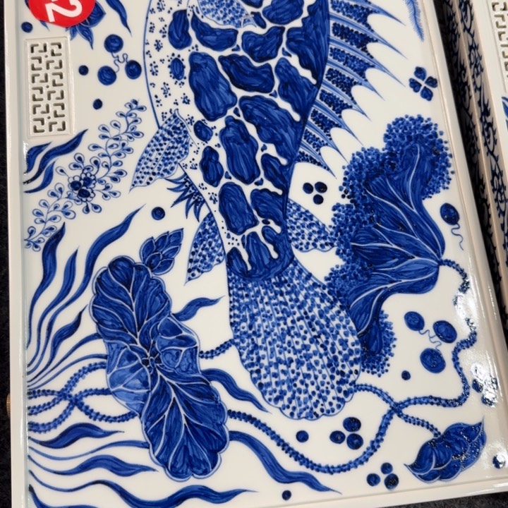 【闪购商品】吕*柱景德镇手工手绘陶瓷