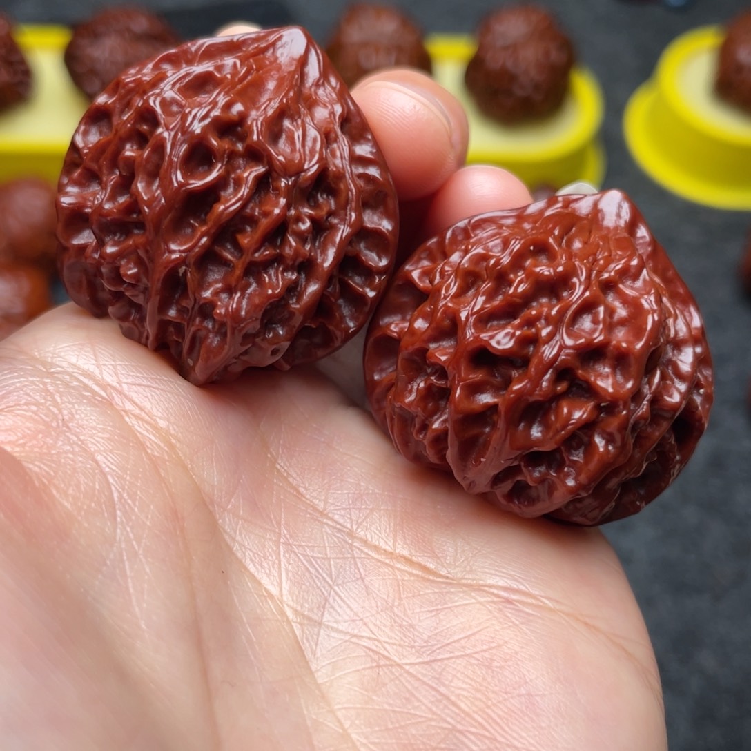 吊坠文玩核桃文玩核桃 手把件 龙鳞 37