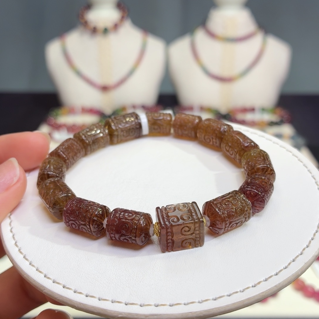 未镶嵌碧玺手链天然碧玺