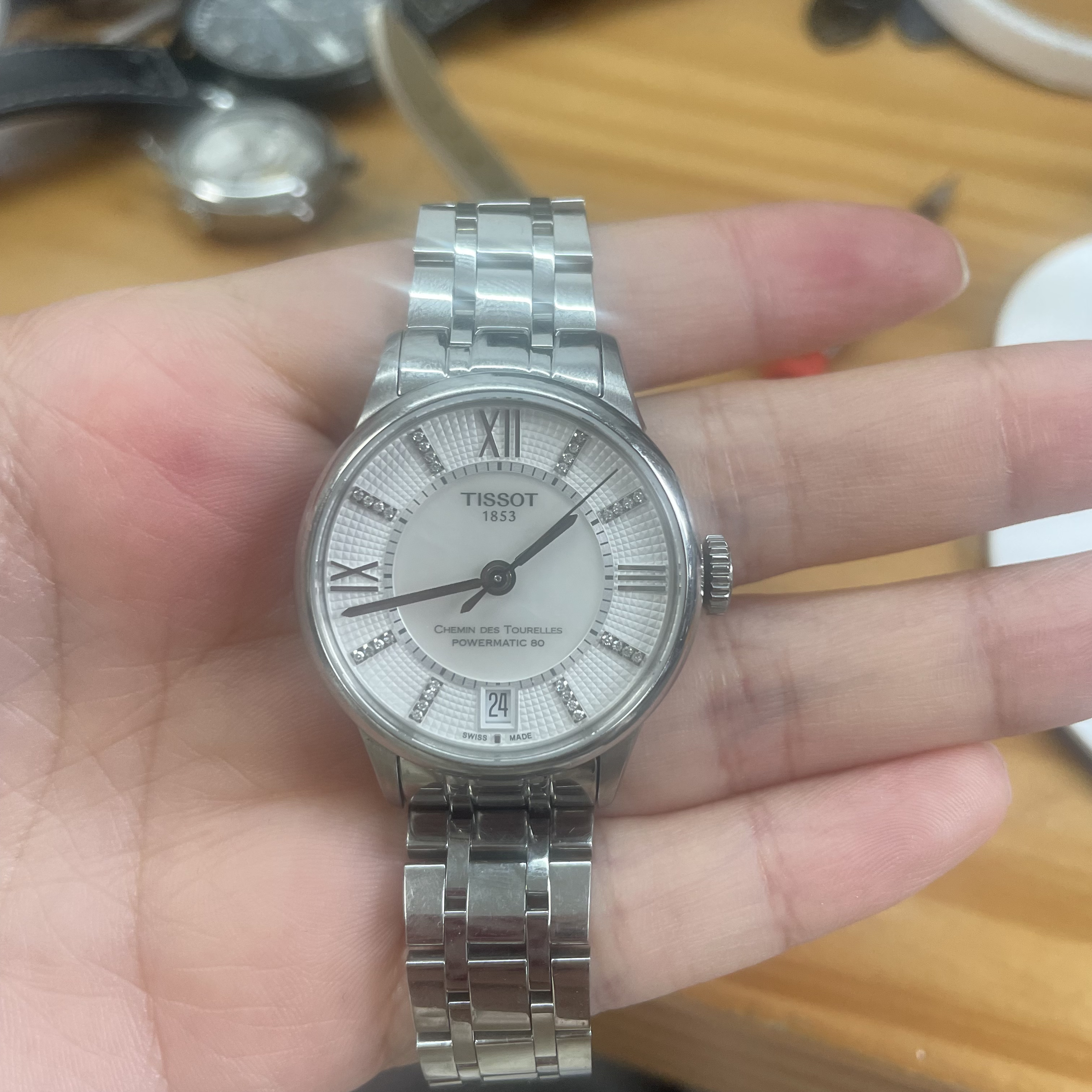 99新 Tissot/天梭 杜鲁尔系列 机械女表 表径32mm