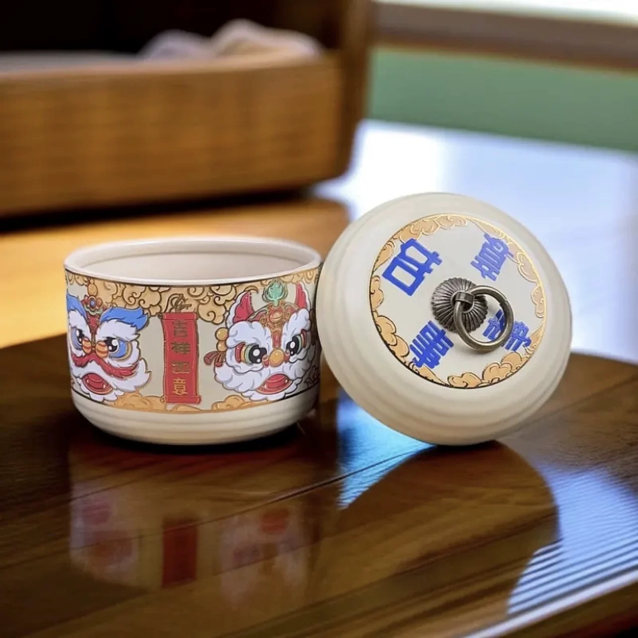 醒狮茶叶罐1726高档精美