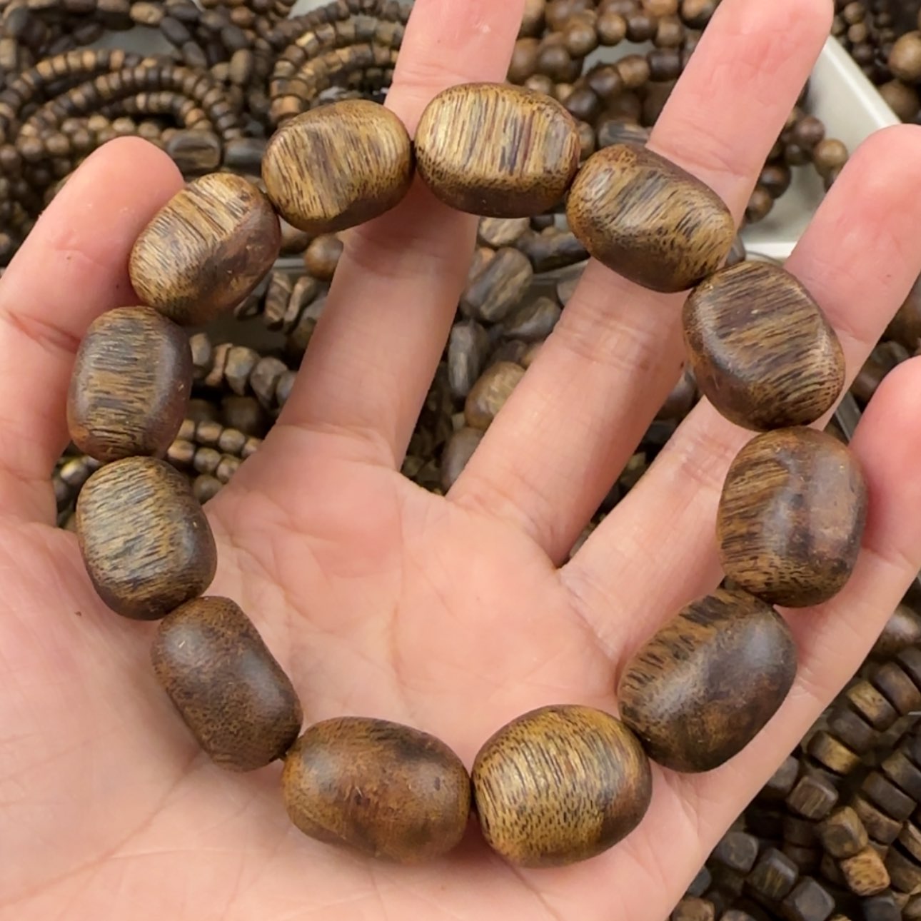 【闪购商品】沉香手串点****字奇楠手串15.8克
