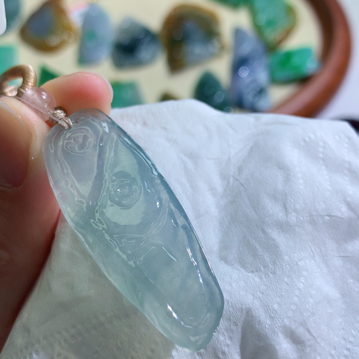 【闪购商品】翡翠吊坠(不含链)未镶嵌 8849