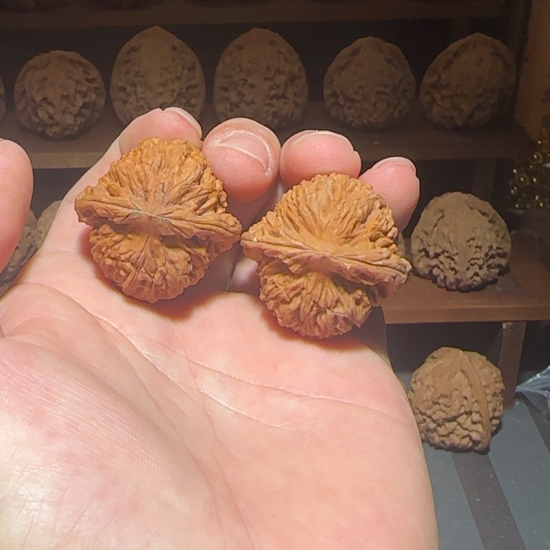 直***言吊坠文玩核桃涿鹿南疆37全品