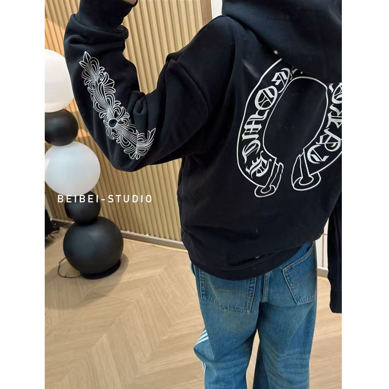 现货【重磅连帽卫衣】 克克！500克面料！情侣款连帽长袖宽松卫衣