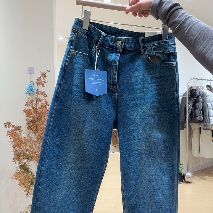 女士水洗牛仔裤 L码