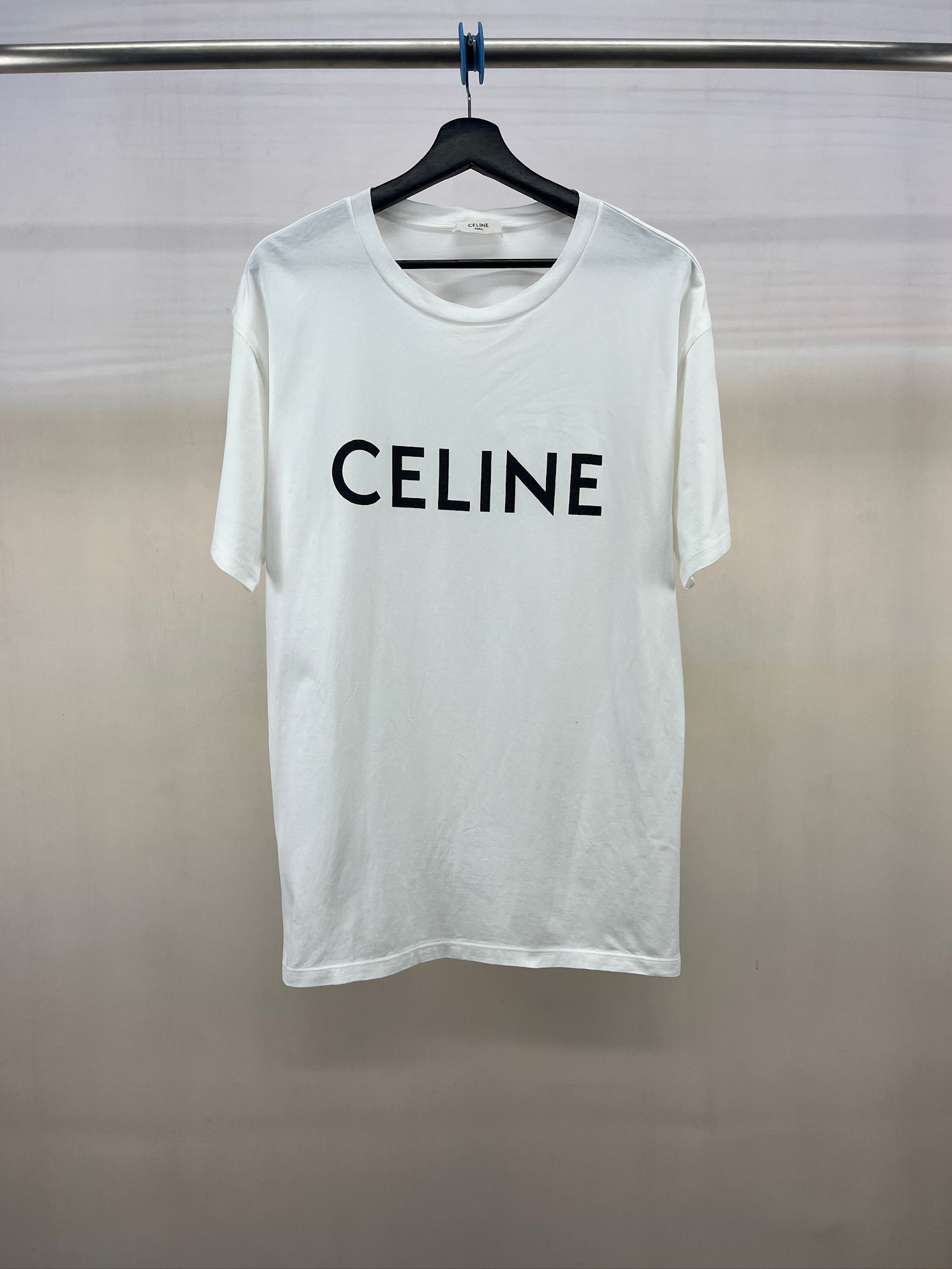99新 Celine/思琳 胸口基础logo短袖/S码/M7108
