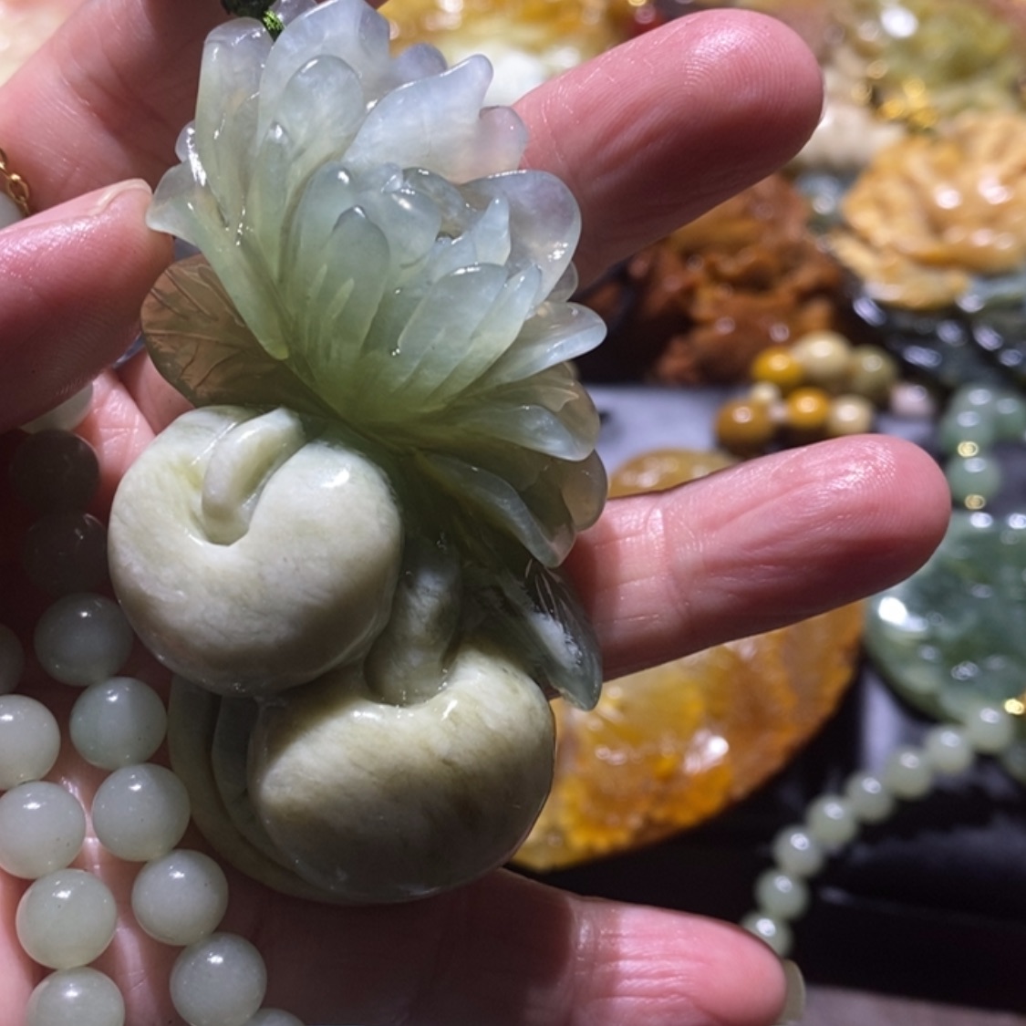 【闪购商品】岫玉毛衣链未镶嵌