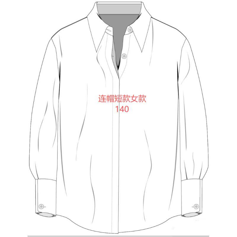 140      25连帽短款菱形女款棉服