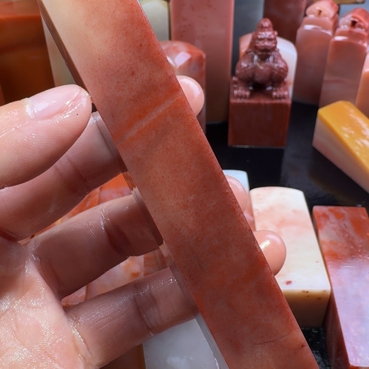 白***刻印石昌化石老挝石