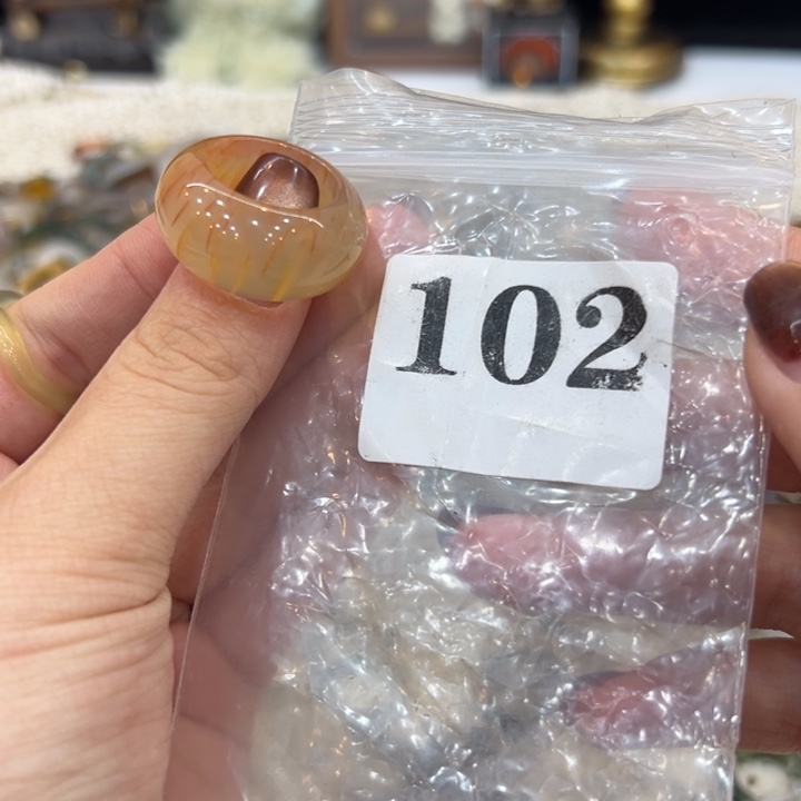 玛瑙/玉髓合金戒指102港15